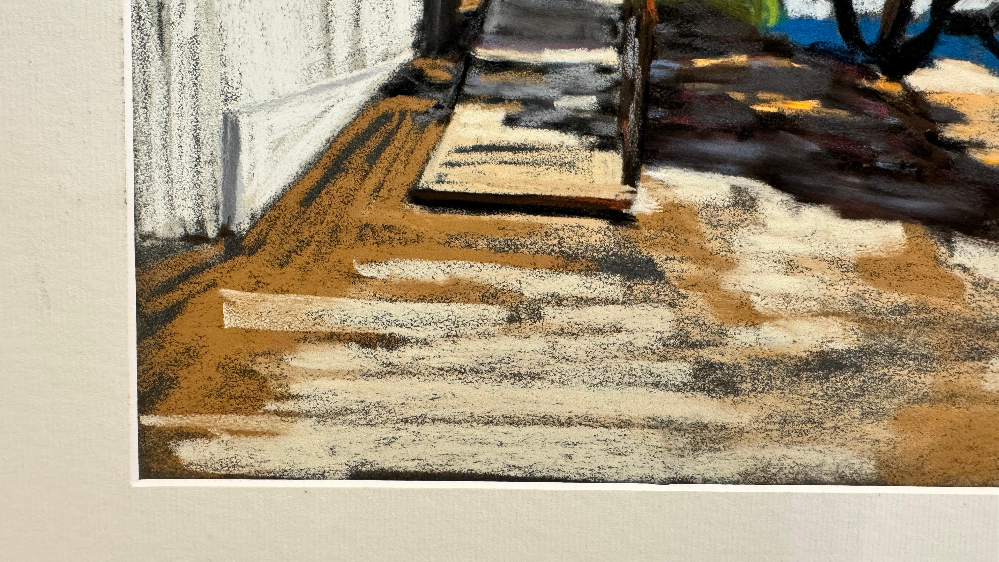 Cala Montgo - Black Figurative Painting by Marion Puig