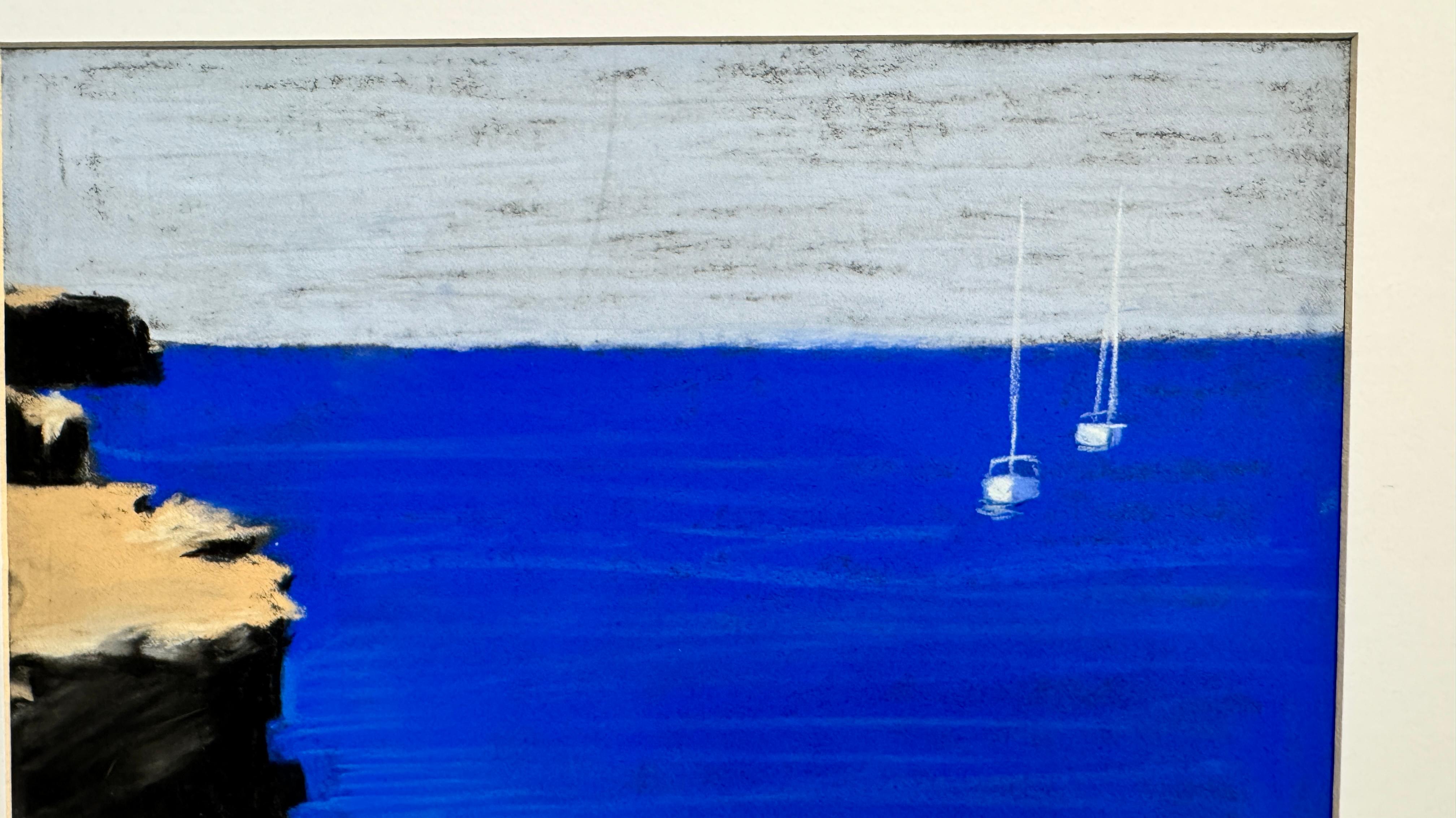 Cala Saona 2 - Painting by Marion Puig