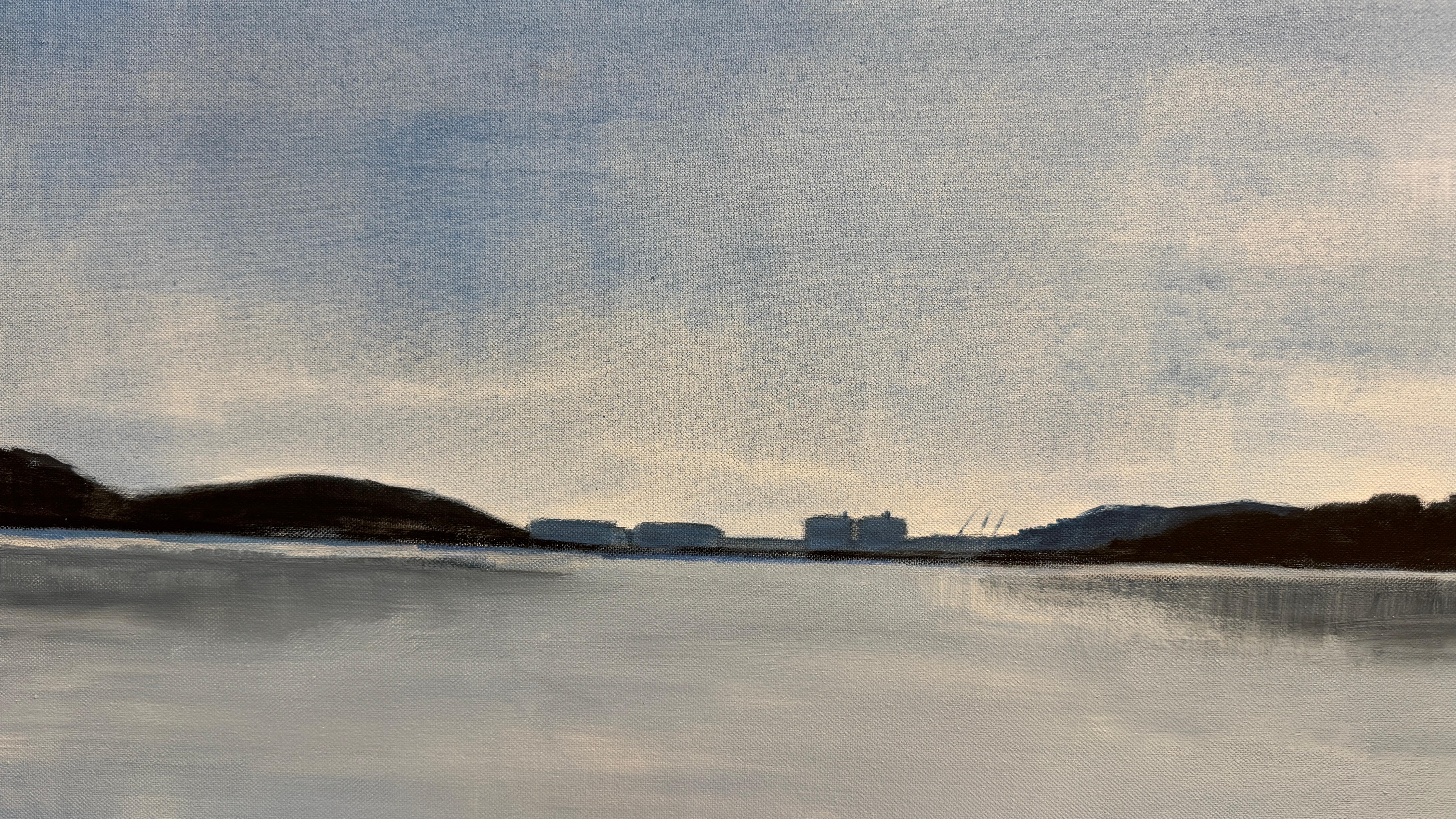 Etang Port la Nouvelle - Painting by Marion Puig