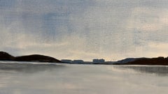 Etang Port la Nouvelle, Contemporary Acrylic Painting on Canvas, 2010+