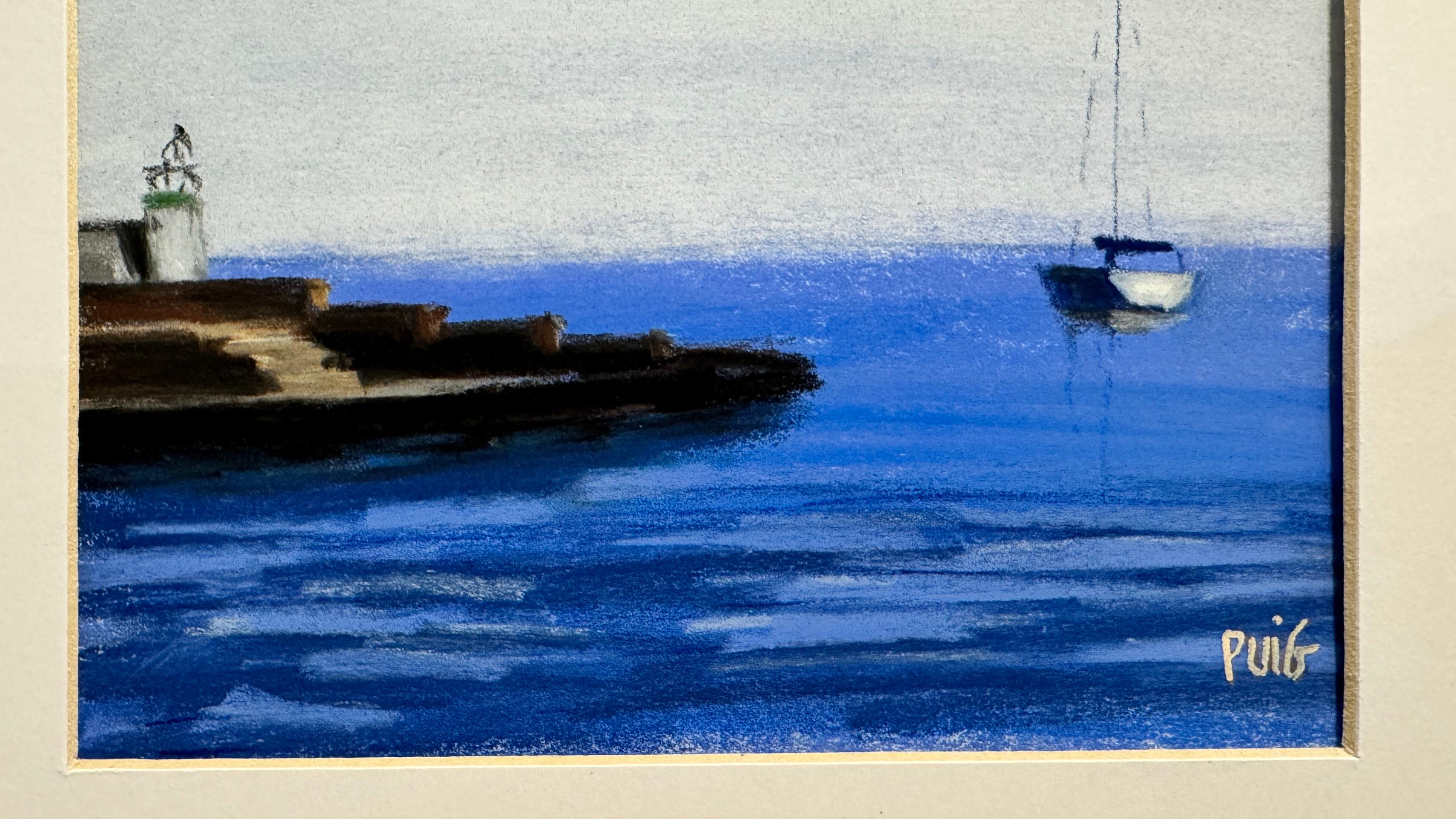 Jettèe collioure 1 (Zeitgenössisch), Painting, von Marion Puig