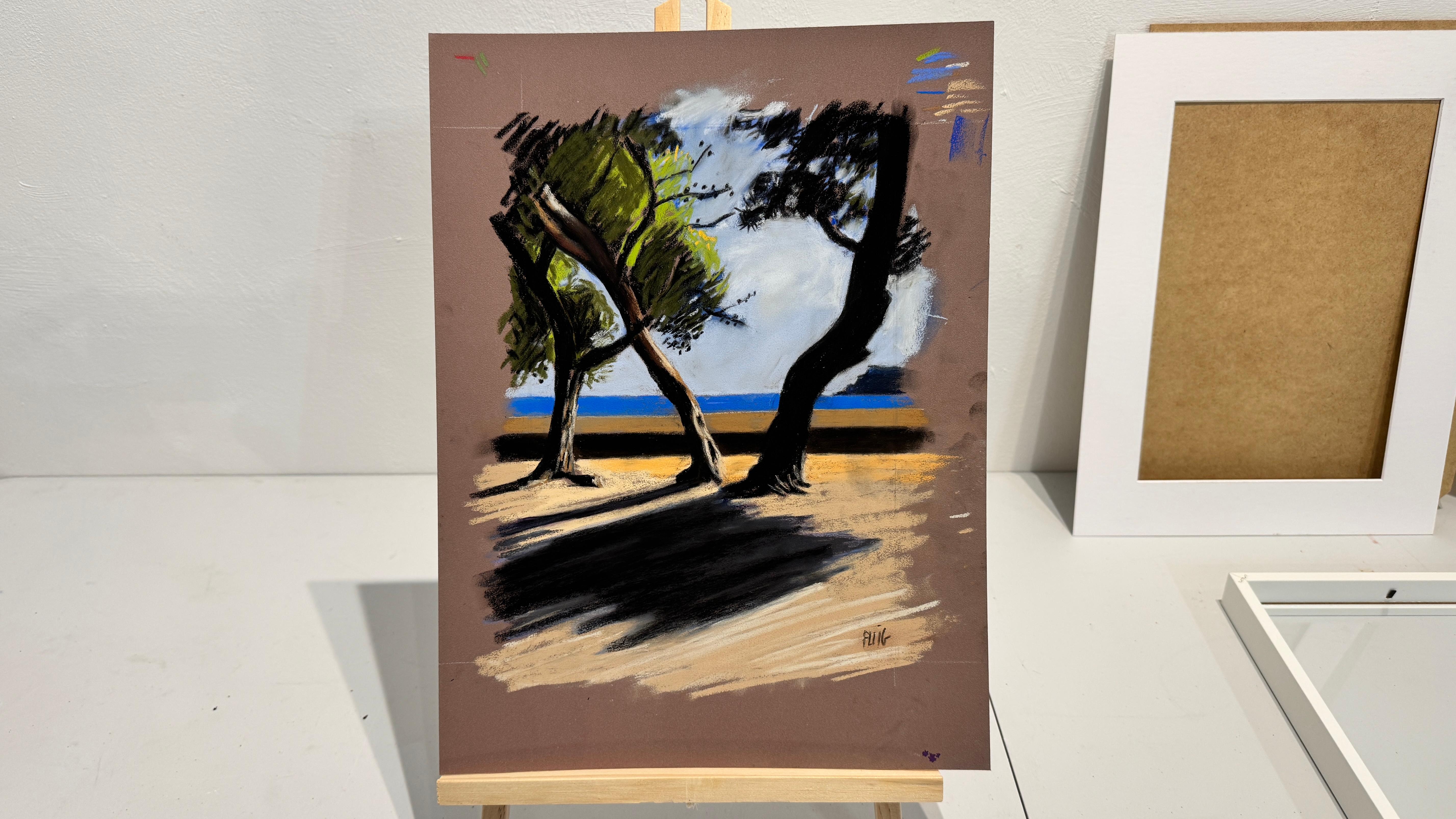 Pins de Paulilles 11 - Contemporary Painting by Marion Puig