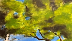 Pins de Paulilles 6: Acrylic Painting, Contemporary Landscape, 2010+