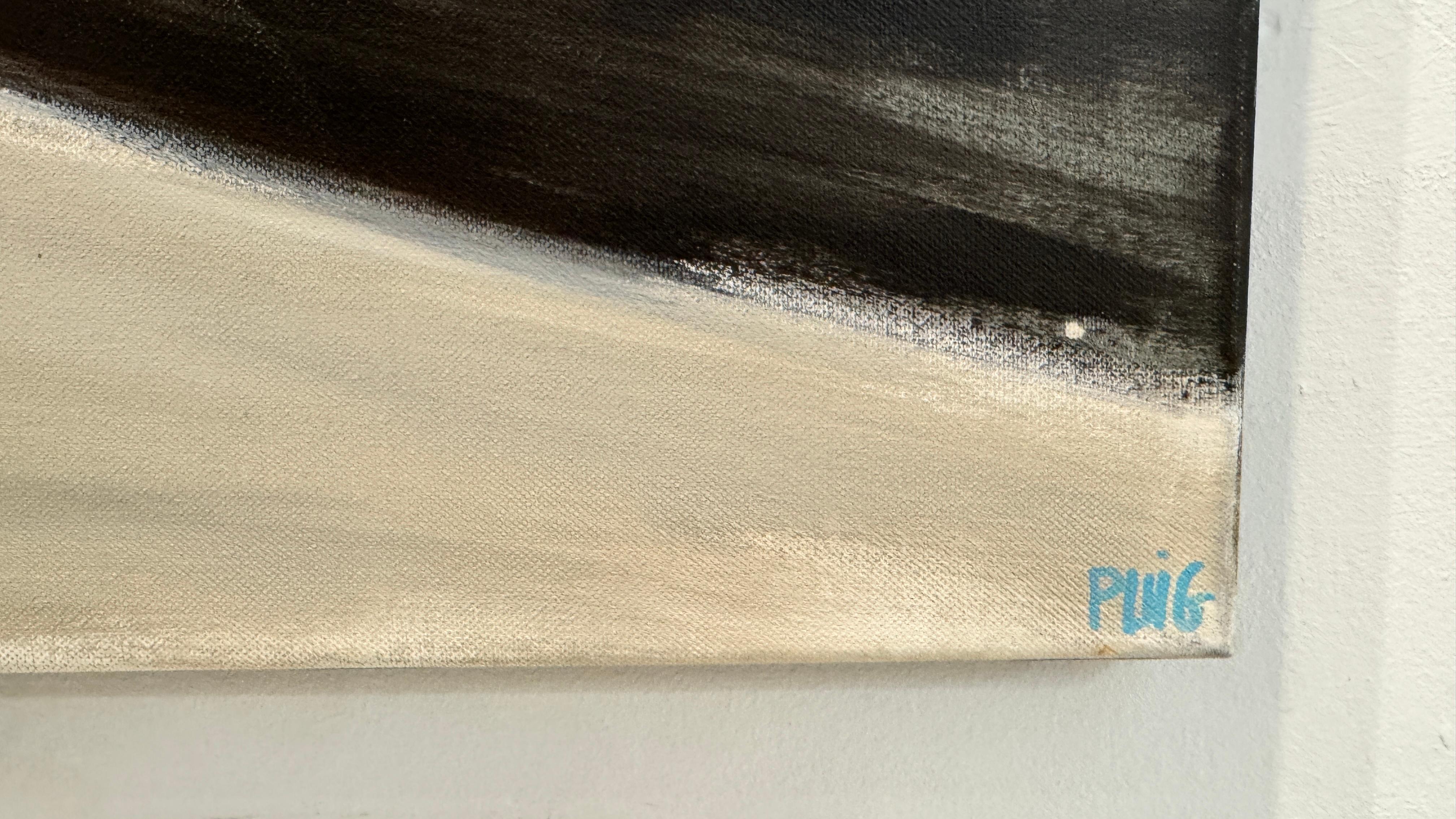 Esta obra se inspira en un paraje natural protegido muy querido por el artista: la bahía de Paulilles, en el sur de Francia. Puig trató de captar la clara y cálida luz meridional a través del azul profundo del cielo y el verde vivo de los pinos. Las