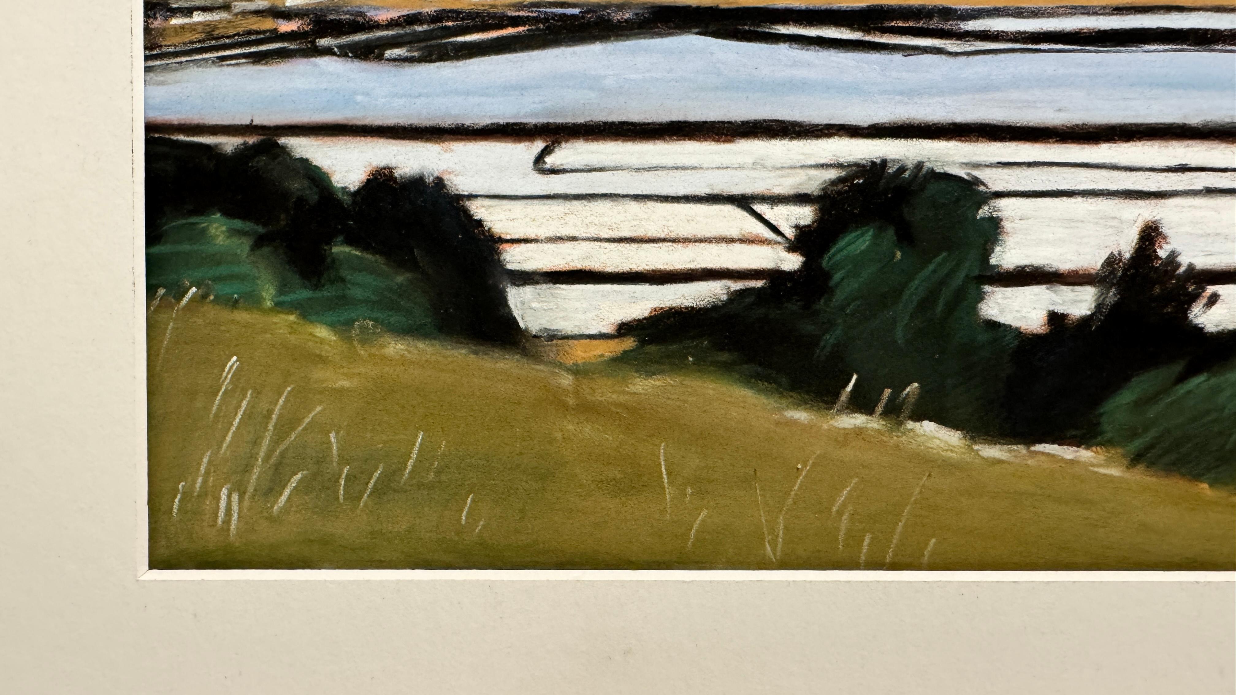 Salins de Gruissan 5 - Contemporain Painting par Marion Puig