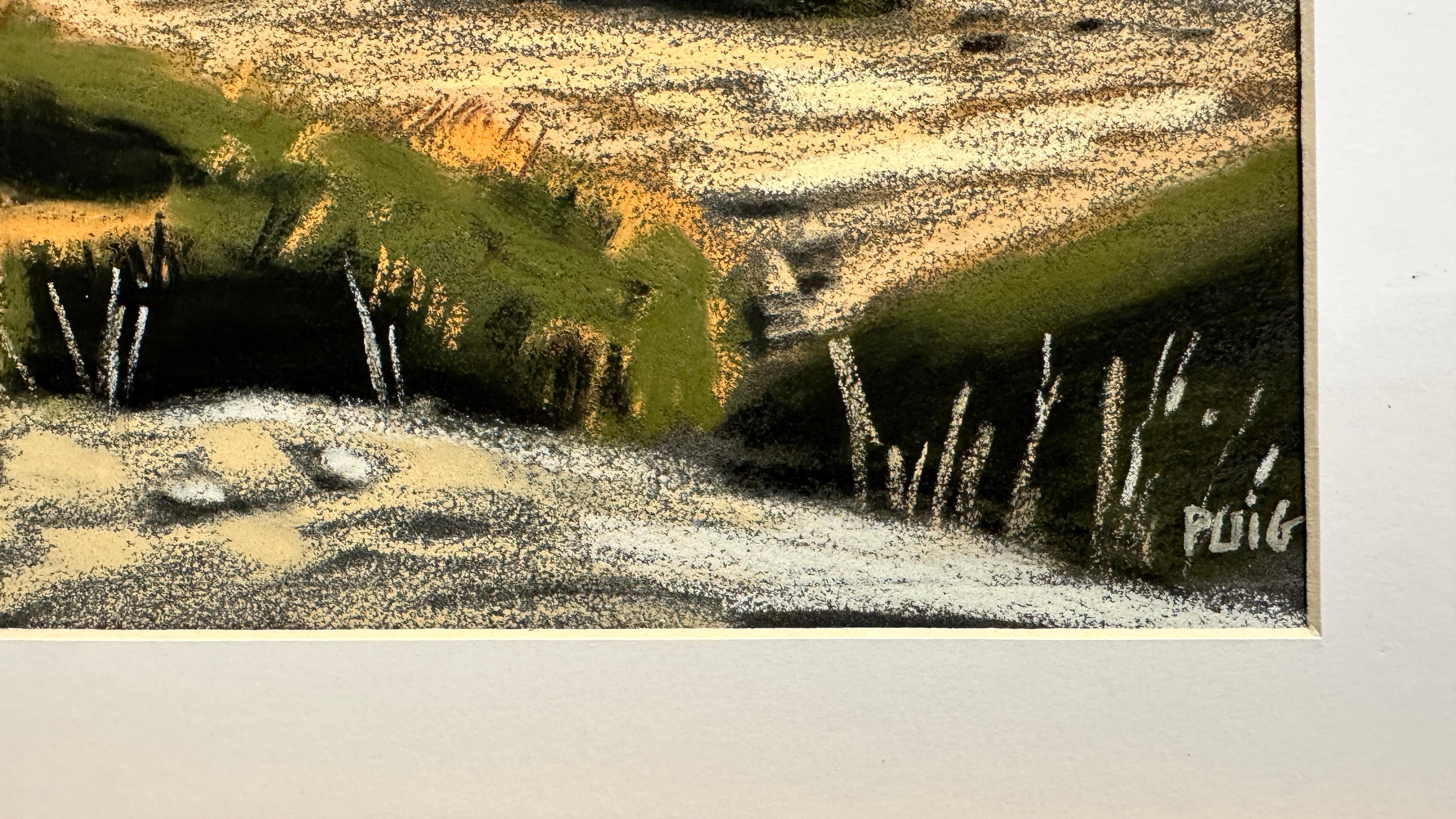 Sentier Peyriac 2 – Painting von Marion Puig