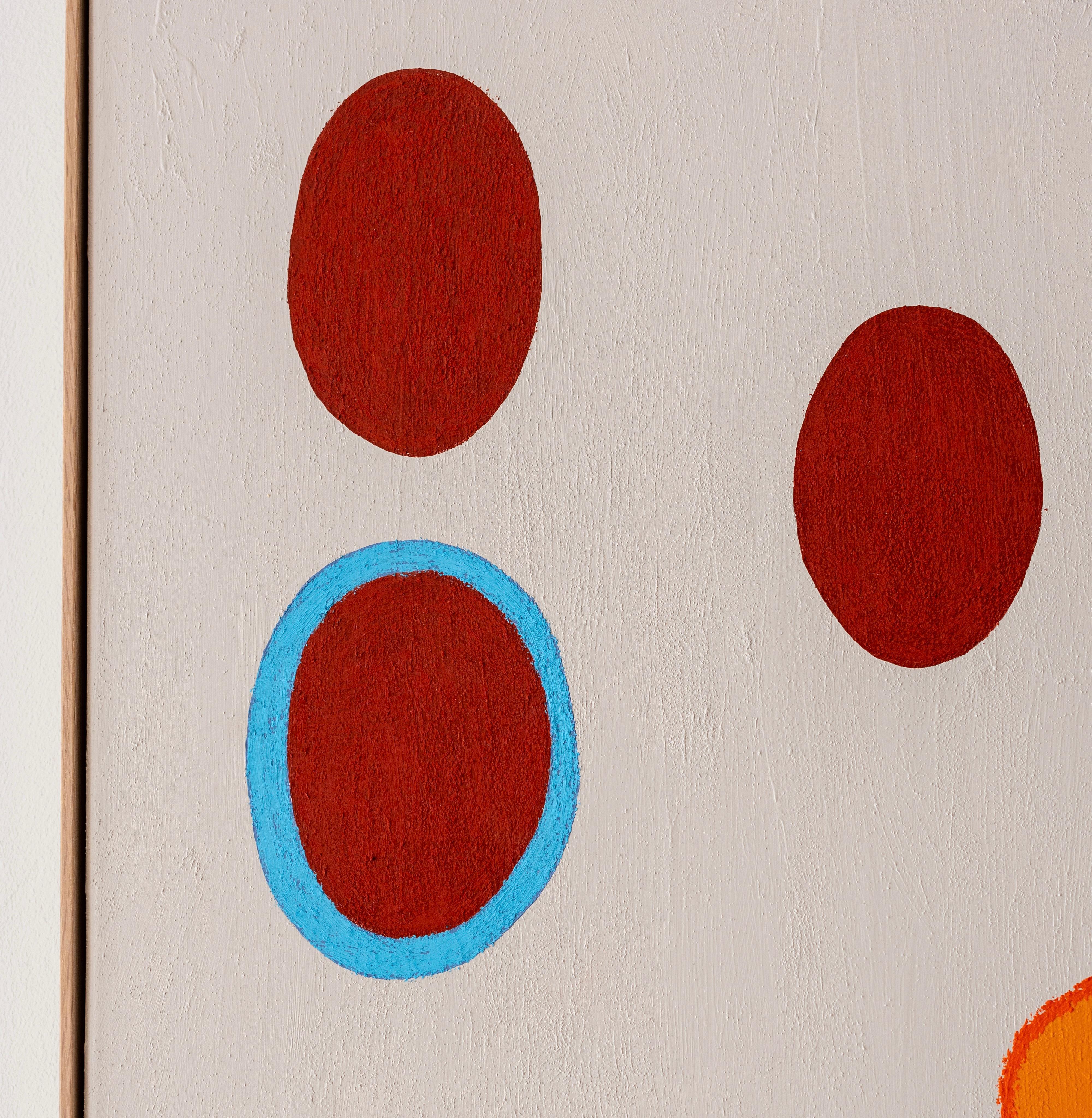 ABSTRACT Opera d'arte Architettura Cerchi Colore Artista spagnola Mariona Espinet 2024 in vendita 2
