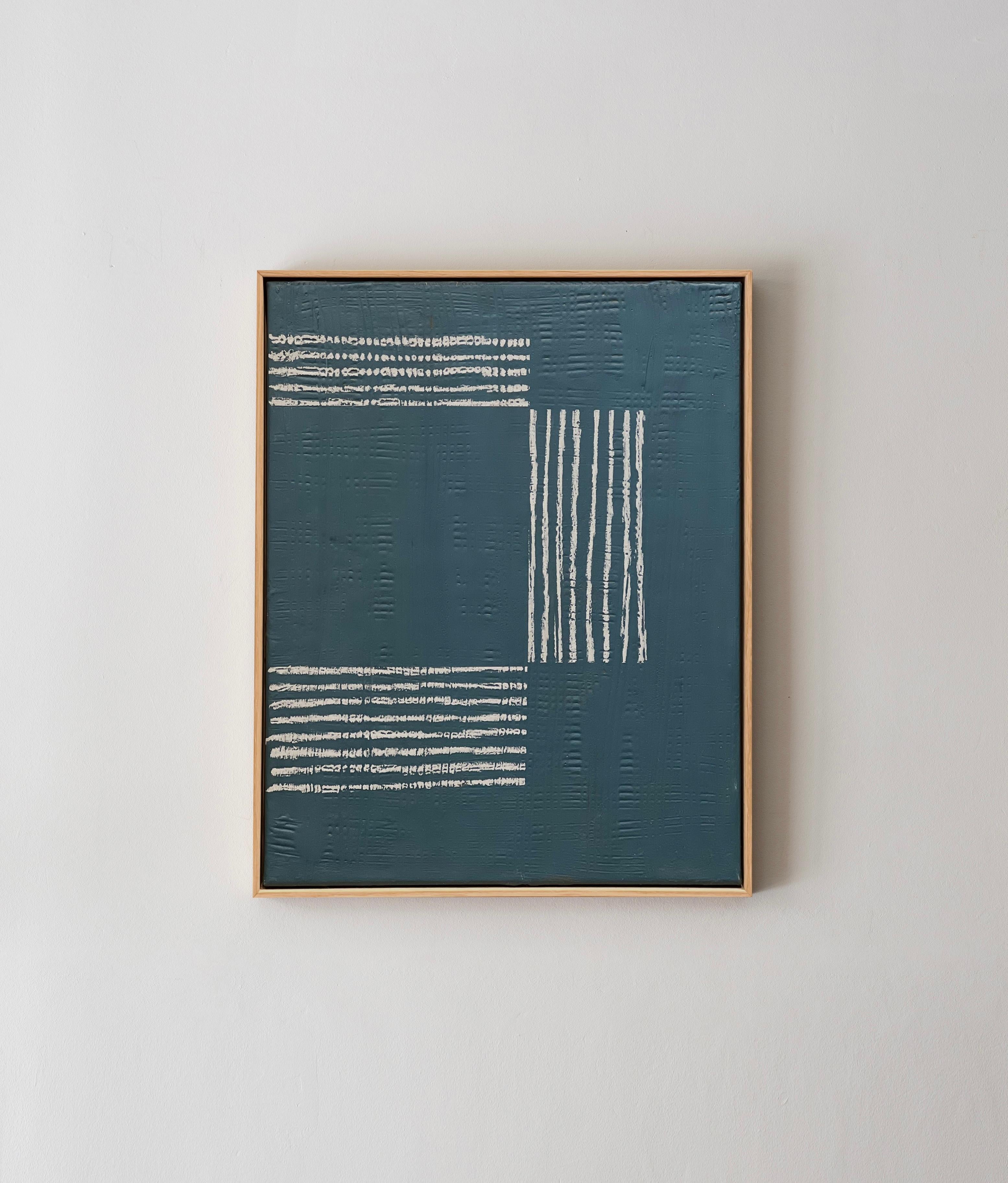 ABSTRACT Obra de Arte Textura Azul Arquitectura Artista Española Mariona Espinet 2025