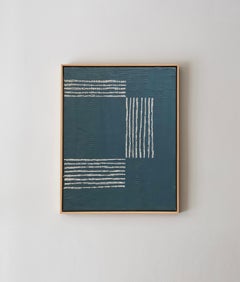 ABSTRACT Obra de Arte Textura Azul Arquitectura Artista Española Mariona Espinet 2025