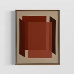 Peinture abstraite de géométrie Granada de l'artiste espagnole Mariona Espinet 2023