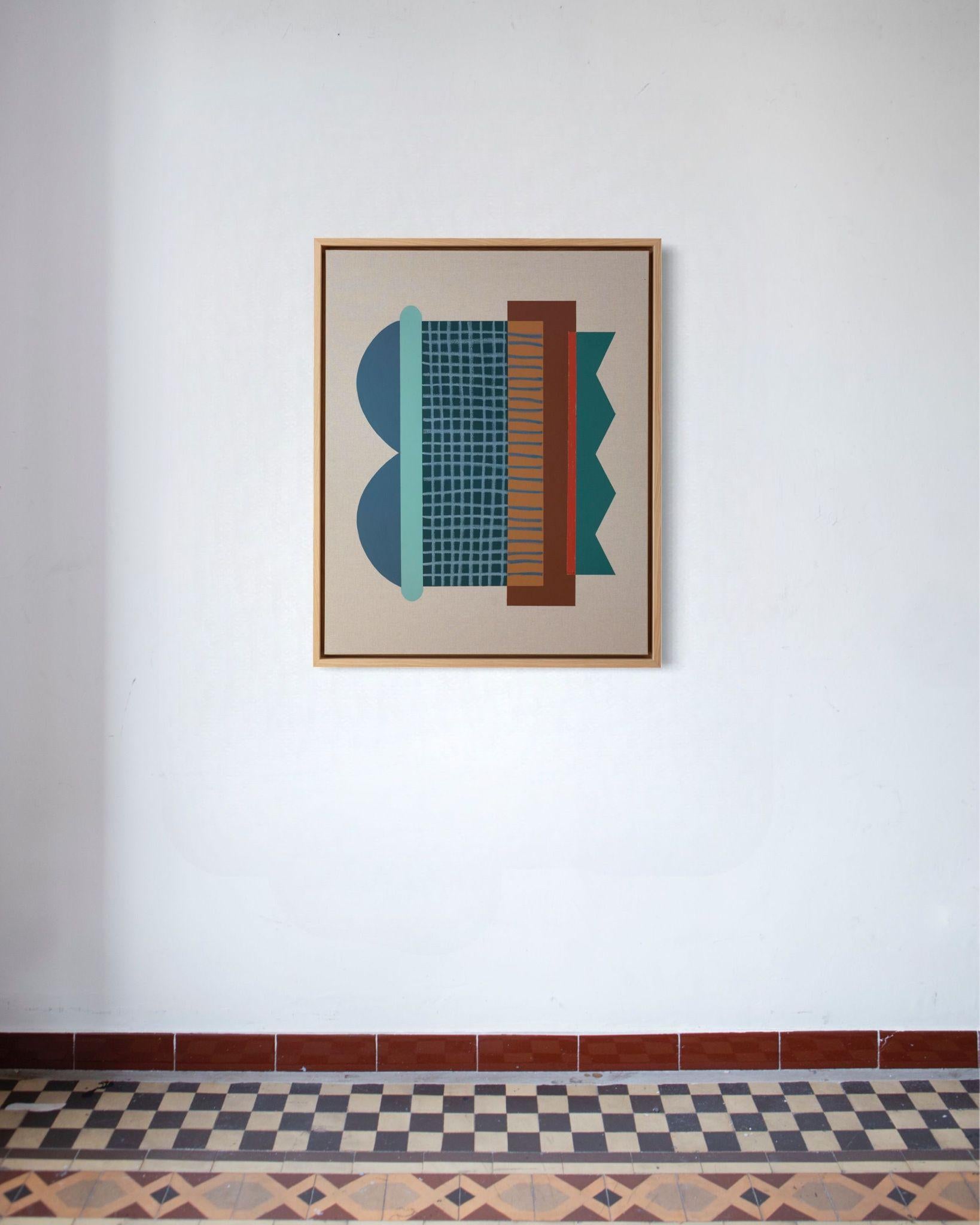 Opera d'arte Geometria e colori dell'artista spagnola Mariona Espinet 2023 in vendita 5
