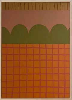 Opera d'arte Geometria Olio Pastello Colori Terra dell'artista spagnola Mariona Espinet 2023