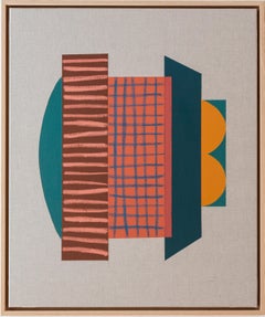 Obra de Arte Geometría y Colores, Tótem II de la Artista Española Mariona Espinet 2023
