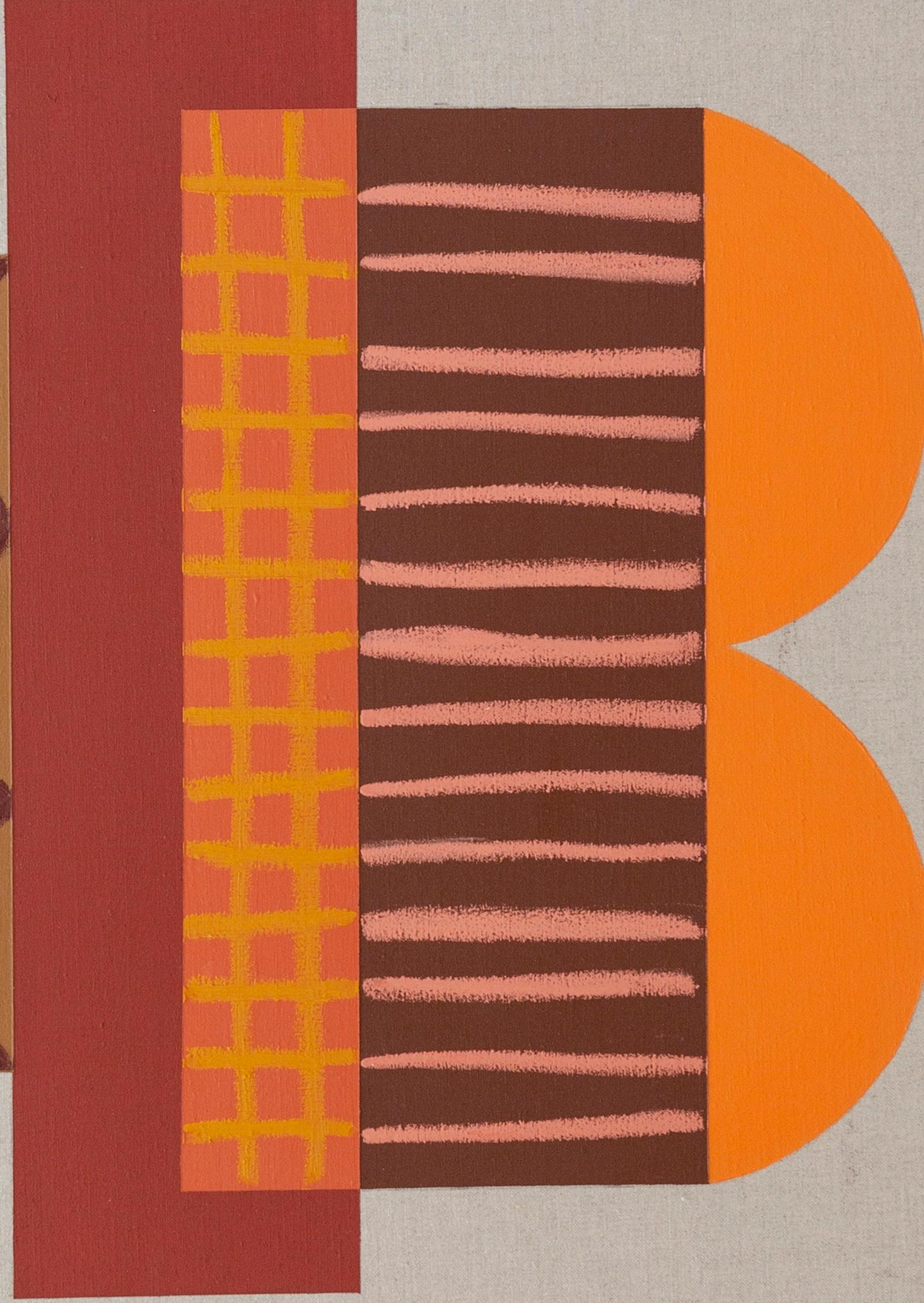 ABSTRACT Obra de Arte Geometría Colores Líneas Artista Española Mariona Espinet en venta 1