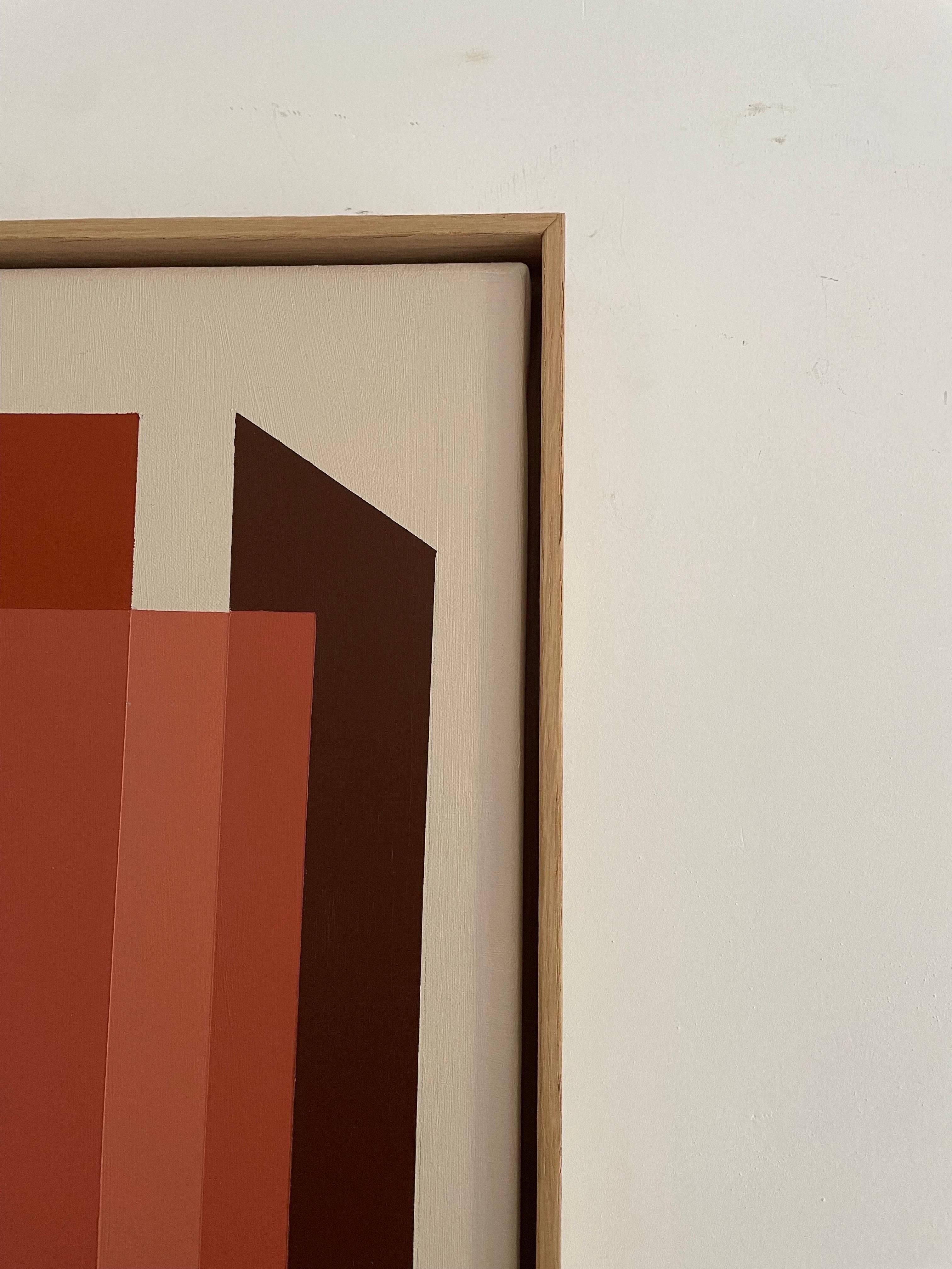 Peinture abstraite de géométrie Granada de l'artiste espagnole Mariona Espinet 2023 en vente 1