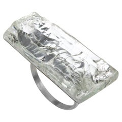 Marionite 2 Hand-Sculpted Ring in 925 Sterling Silver by Marion Fillancq