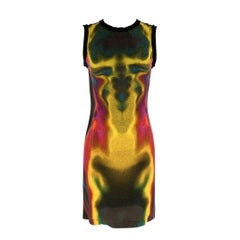 MARIOS SCHWAB Size S Black Multicolour Abstract Dress