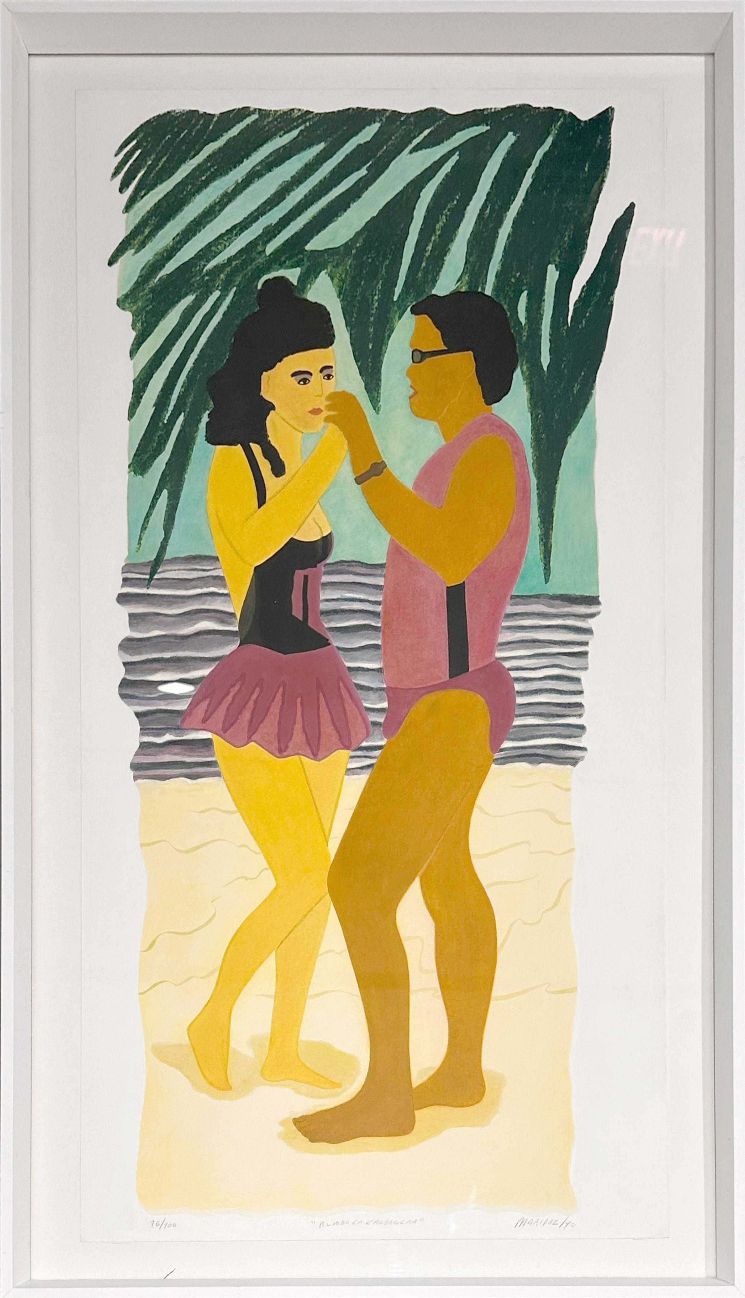 The artist confessed that, regarding her working methodology, she performs exhaustive research before starting a series. This process includes developing the theme and selecting colors that contrast with each other, opting for opposite rather than