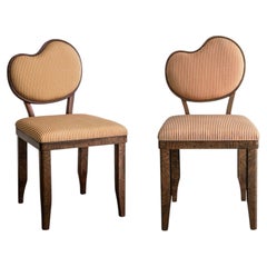 Mariposa Dining Chair, in COM with Vintage Burl Wood, by August Abode