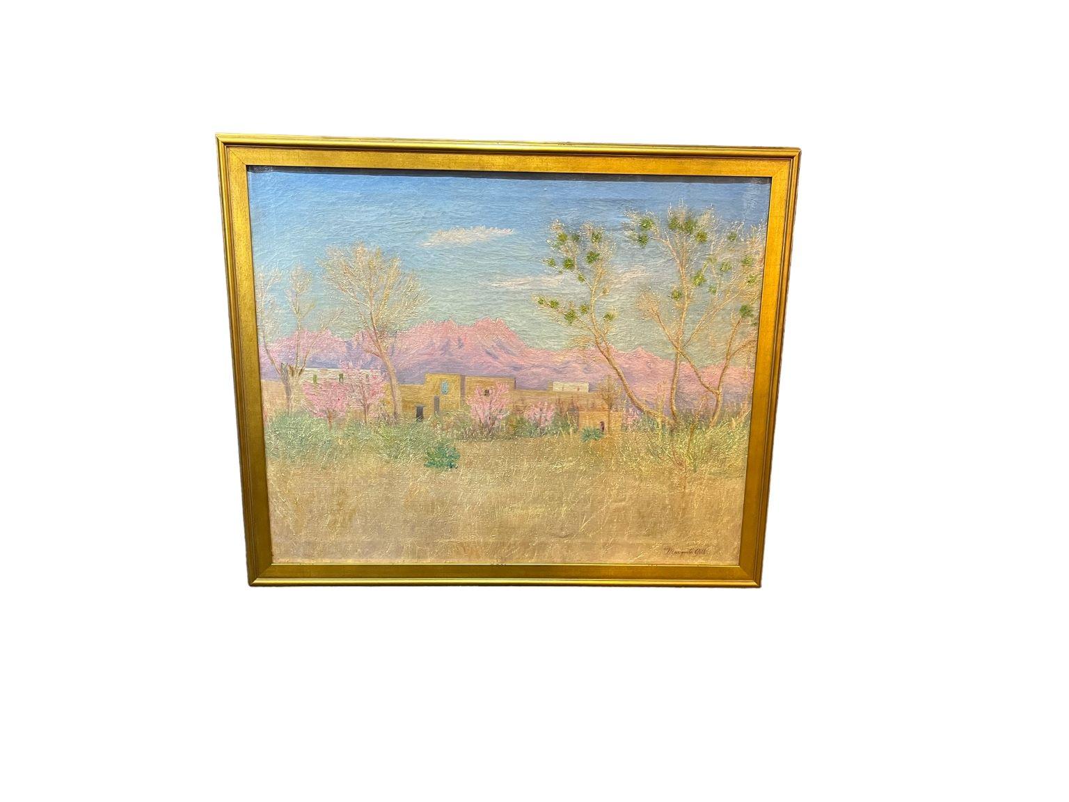 Mariquita Gill Impressionist South Western Painting “Organ Mountains” C.1900’s   For Sale