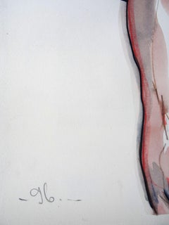 96. 2021. Papier, techniques mixtes, 61 x43 cm