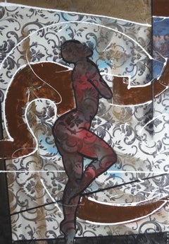 Dance. 2021. Mixed media on cardboard, 70x100 cm