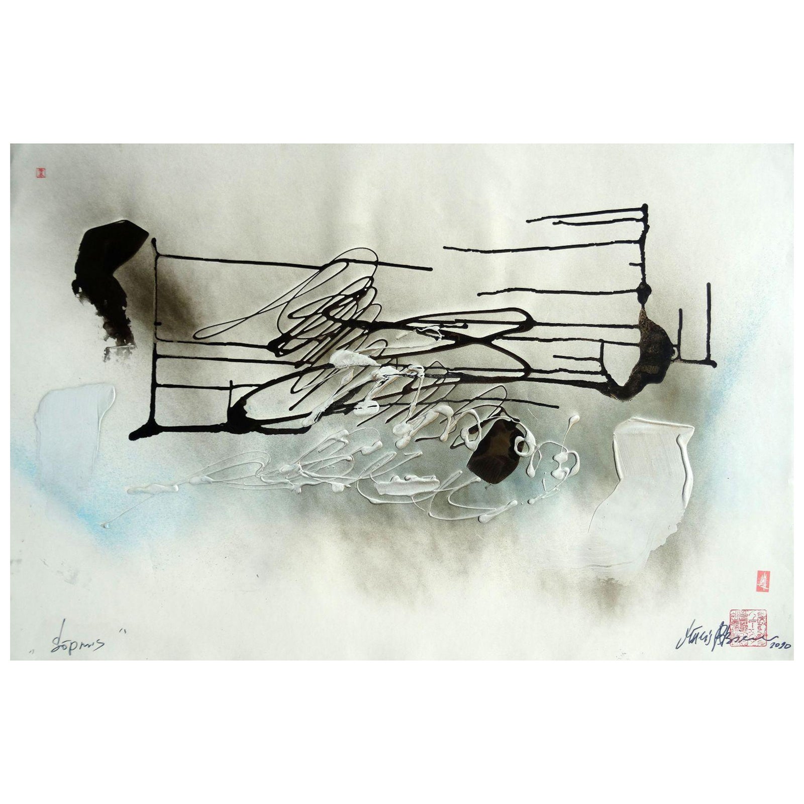 Dream. 2020. Paper, mixed media, 63x94 cm