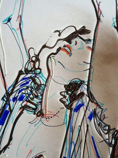 Ecstasy. 2019. Papier:: Mischtechnik:: 94x62 cm