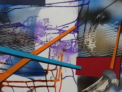 Flow. 2020. Papier, techniques mixtes, 63 x94 cm