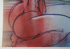 Full moon. 2018. Papier, Mischtechnik, 38x50 cm