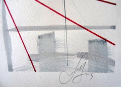 Guten Morgen. Abstrakte Lichtkomposition . 2020. Papier, Mischtechnik, 70x50 cm