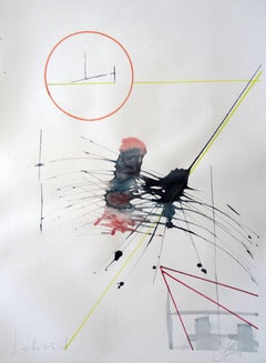 Buenos días. Composición abstracta de luz . 2020. Papel, técnica mixta, 70x50 cm