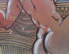 Look at me. 2018. Paper, mixed media, 38x50 cm