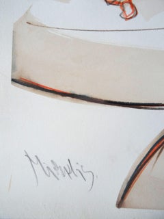 Momento. 2021. Carta, tecnica mista, 61x43 cm