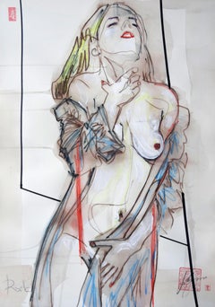 Mattina. 2021. Carta, tecnica mista, 61x43 cm