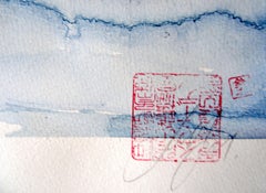 Mattina. Composizione astratta. 2021. Carta, tecnica mista, 70x47 cm