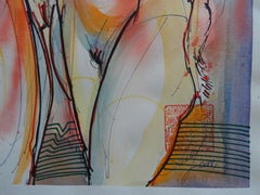 Nymphets. 2018. Papier, techniques mixtes, 38x50 cm