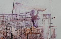 Sonnenuntergang. 2020. Papier, Mischtechnik, 63x94 cm, Papier