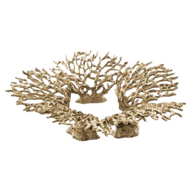 Maris Candle Holder – Brass Gold Candle Base & Support