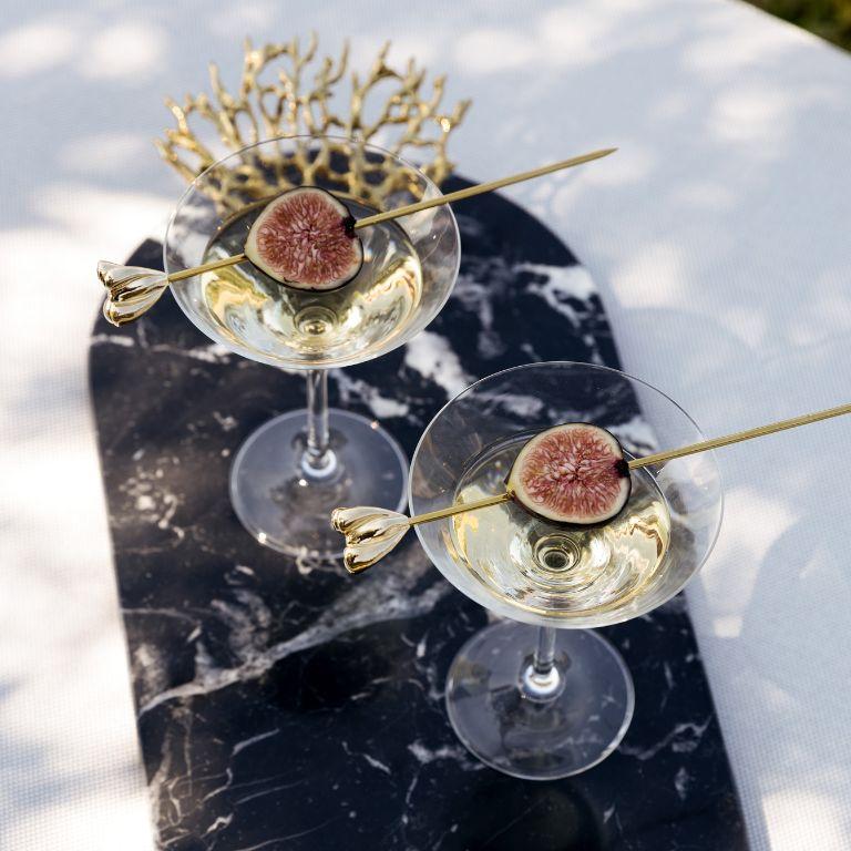 Hand-Crafted Maris Nero Marquina Marble Tray – Luxe Gold Accents & Organic Elegance For Sale