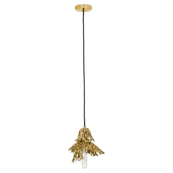 Maris Suspension - Ceiling Lamp in brass with gold polished finish For Sale