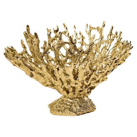 Maris Voltive - Candle Holder in brass with gold plated finishe For Sale