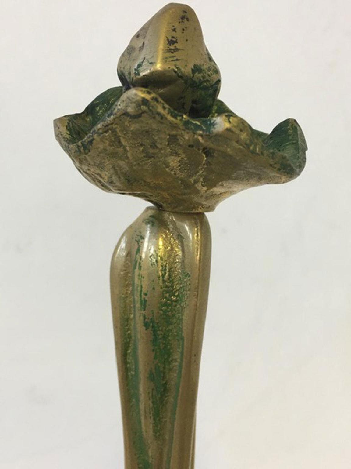 Abstrakte figurative Bronzeskulptur von Marisa Ruberti, Italien, Postmoderne, 1980 im Angebot 13