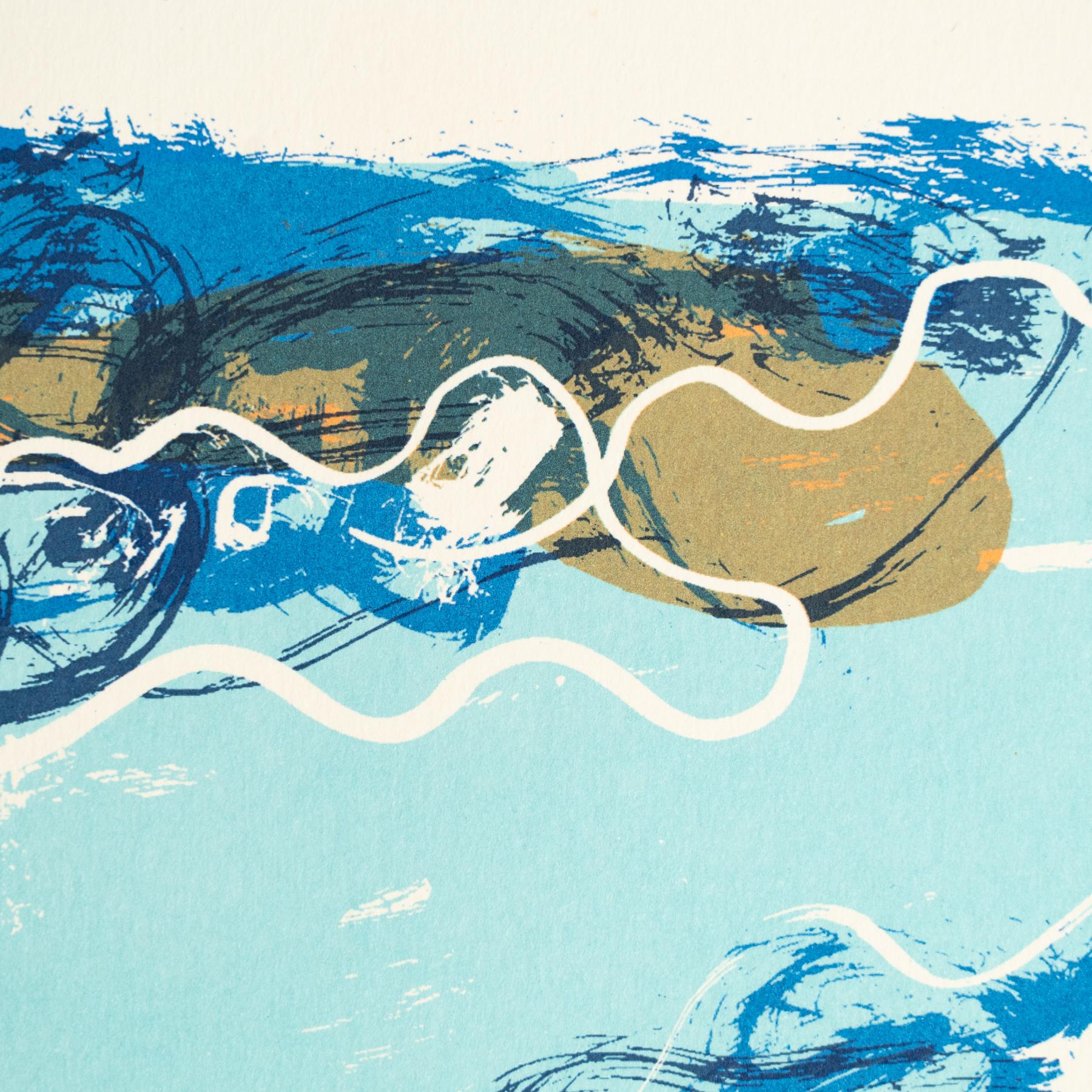 Mariscal Abstract Color Lithography on Paper, 1999 For Sale 6