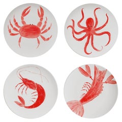 Mariscos Hand Painted Plates Collection