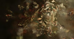 "Climatechange" (2021) by Mariska Karto, Original Photocollage on Metal