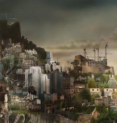 "Europa" (2018) by Mariska Karto, Original Photocollage on Metal