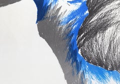 Lithographie expressionniste abstraite signée de Marisol Escobar