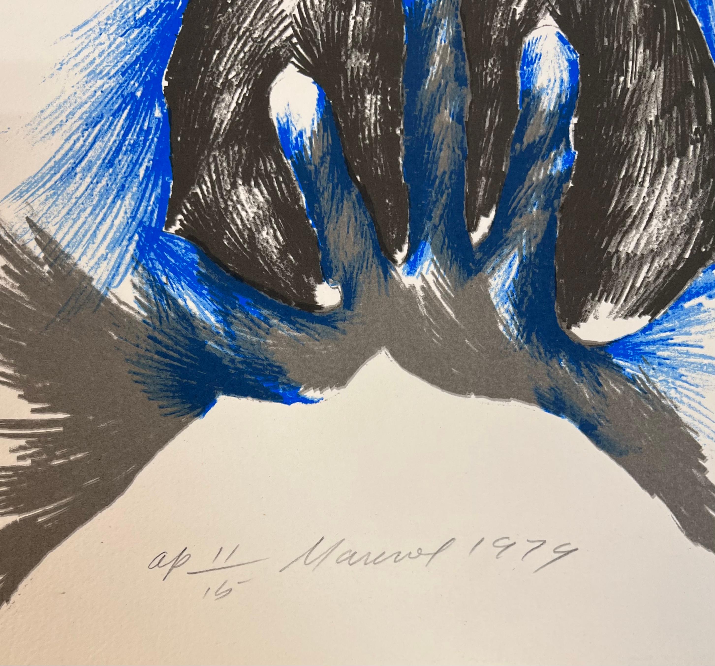Marisol Escobar, „Ohne Titel III“, 1979, Lithographie, handsigniert, nummeriert AP im Angebot 1
