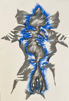 Marisol Escobar, « Untitled III », 1979, lithographie, signée à la main, numérotée AP